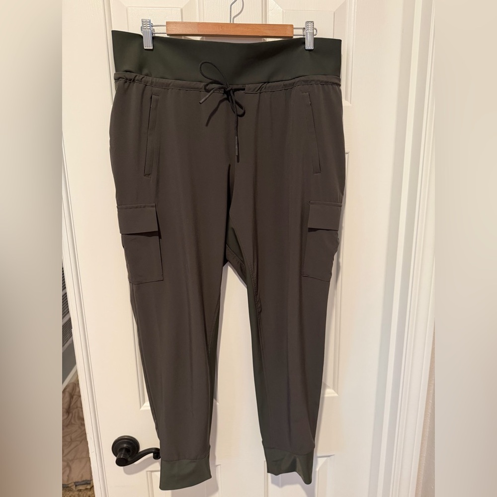 Athleta Olive Green Cargo Joggers